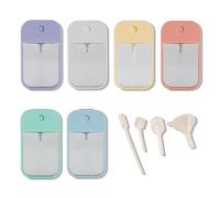Eowppue 6-Pack Travel-Friendly Spray Bottle Set Refillable Cosmetic，Moisturizing Sprayer Box and Sanitizer Bottles - 45ml Capacity, Ideal for Outdoors and Travel