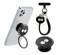 EOWVISN 1 Piece Airbag Ring Holder And 1 Piece Mobile Phone Lanyard, Retractable Mobile Phone Mount, Cute Mobile Phone Lanyard, Headphone Box Lanyard.