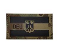 EOWVISN 1 Piece Camo Tactical Patch, Nylon Patch, Bundeswehr Patch, Clothing Patch, Backpack Repair Patch Accessory, Suitable For Backpacks, Baseball Caps, Clothing