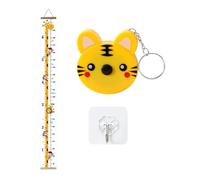 EOWVISN 1 Piece Of Giraffe Height Sticker And 1 Tape Measure, Fun Measuring Tool, Record Children'S Growth, Bedroom Wall Decoration.