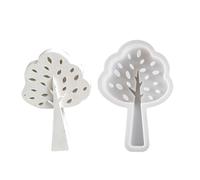 EOWVISN 1 Piece Of Tree-Shaped Silicone Mold, Tree Plaster Ornaments, Tree Candle Mold, Art Ornaments, Silicone Mold