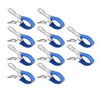 EOWVISN 10 Pieces Of Stainless Steel Clothes Drying Clips, Windproof Swimming Pool Cover Fixing Clips, Suitable For High-Tension Fixing Of Tarpaulin.