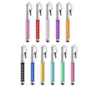 EOWVISN 11-Piece Telescopic Capacitor Pen, Paintable Stylus Pen, Portable Stylus Pen, Suitable For Mobile Phones, Computers, And Tablets.