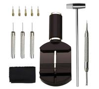 EOWVISN 11 Pieces Of Watch Disassembly Set, 1 Piece Of Ear Batch, Strap Replacement Props, Repair And Cutting, Watch Cleaning And Care, Double-Headed Ear Batch.