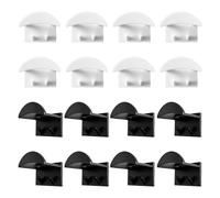 EOWVISN 16 Pieces of Strong Viscose Cap Hooks, Multifunctional Non-Marking Hooks, Punch-Free Self-Adhesive Hooks, Clothes Storage Supplies, Suitable for Hats, Bags, and Small Objects.