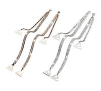 EOWVISN 2 Pairs Of Rhinestone Glitter Shoulder Straps, Non-Slip And Easy To Connect, Underwear And Dress Matching, Suitable For Birthday Parties And Appointments.