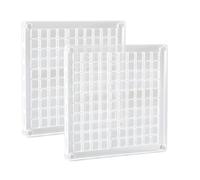 EOWVISN 2 Pieces Of 100 Grid Display Boxes, Transparent Acrylic Display Box, Shell Display Box, Jewelry Storage Box, Multi-Functional Storage Box