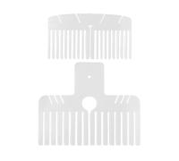 EOWVISN 2 Pieces Of Bow Making Tools, Plastic Comb Design, Handmade Corsage Making, Holiday Decoration Accessories, Suitable For Gift Packaging.