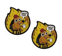 EOWVISN 2 Pieces Of Dog Patch, Creative Cartoon Animals, Cute Children'S Cloth Patch, Interesting Vulnerability Repair Tools, Diy Clothing Back Packaging Patch.
