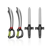 EOWVISN 2 Pieces Of Simulation Pirate Knives, 2 Pieces Of Inflatable Swords, Stage Performance Props, Children'S Inflatable Toys, Parent-Child Game Accessories, Birthday Gifts For Boys.