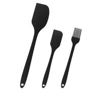 EOWVISN 2 Pieces Scrapers And 1 Piece Oil Brush, Baking Tools, Heat-Resistant Silicone Kitchenware, Mixing Tools, Cooking Accessories.