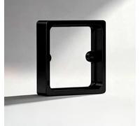 EOWVISN 2 Single 20Mm Black Socket Heightening Frames, Extended Installation Of The Wall Box, Stable Fit Without Loosening, Suitable For Switch Or Socket Transformation Scenes.