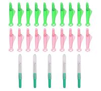 EOWVISN 20Pcs Mini Fish Needle Threaders, 5Pcs Seam Ripper, Plastic Needle Threader, Hand Sewing Needle, Sewing Machine Needle Quick Thread Guide, Garment Sewing Accessories