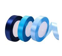 EOWVISN 3 Rolls Of Decorative Ribbons, Cake Decoration Ribbons, Gift Wrapping Ribbons, Wedding Decoration Ribbons, Party Decorations, Diy Decoration Materials