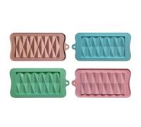EOWVISN 4 Pieces Dessert Molds, Silicone Molds, Chocolate Molds, Baking Supplies, Kitchen Supplies, Baking DIY Accessories