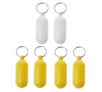 EOWVISN 6 Pieces Floating Keychains, Surf Diving Keychains, Fishing Keychains, Beach Travel Keychains, Summer Travel Gifts, Water Sports Accessories