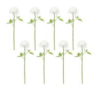 EOWVISN 8 Pieces Artificial Hydrangeas, Artificial Cream Hydrangeas, Home Decoration Hydrangeas, Outdoor Decoration Silk Flowers, Bridal Wedding Bouquet, Wedding White Artificial Flowers