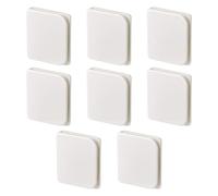EOWVISN 8 Pieces Shower Curtain Clips, Self-Adhesive Shower Curtain Clips, Bathroom Curtain Fixing Clips, Windproof And Splashproof Shower Curtain Clips, Suitable For Bathroom, Bedroom, Balcony