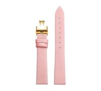 Eoyajsze 10mm-22mm Ultra-thin Soft Genuine Leather Watch Strap, Color 32, 19mm