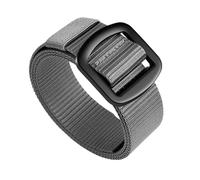 Eoyajsze 120 cm Nylon Canvas Belt for Men and Women with Alloy Buckle, Color 2, 120 cm