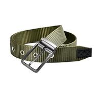 Eoyajsze 125 cm Nylon Pin Buckle Men's Weave Belt with Alloy Buckle, Green, 125 cm