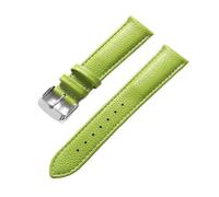 Eoyajsze Litchi Texture Leather Watch Strap 13mm-24mm, Color 13, 22mm