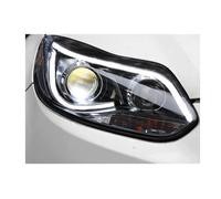EOYIODPF Car Styling Compatible For Focus Headlights 2012 2013 2014 Compatible For Focus 3 Headlight DRL Head Lamp Angel Eye Bi Xenon Beam Accessories(4300K)