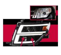 EOYIODPF Car Styling Headlights Compatible For Pajero V93 V95 V97 2006-2020 L-ED DRL Foco For Head Lamp L-ed Projector Lens Upgrade Accessories(Left)