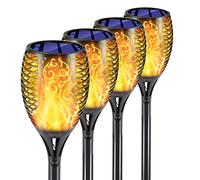 EOYIZW Solar Lights Outdoor 4 Pack, 99 LEDs Solar Torch Light with Flickering Flame- IP65 Waterproof Solar Garden Lights, Solar Powered Outdoor Lights for Porch Yard Patio Halloween Decorations