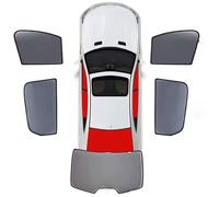 EOYLBFWH Car window shades set, for Smart ForTwo 3 doors 2007-2014 Full Covers Car Window Curtains Blinds Visor Front Rear Privacy Curtains,5pcs-wholecar-normal