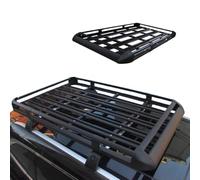 EOYLBFWH Roof Rack Cargo Carrier Basket, for Abarth Monster Energy 2020 2021 2022 2023 Top Cargo Rack Aluminum Luggage Basket Rooftop Storage Basket,A-1.4m/L