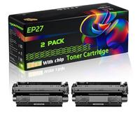 EP27 Compatible for Canon Toner Cartridge with Chip LaserBase MF5650 i-SENSYS MF3240 MF5730 MF5750 Printers (2-Pack Black)