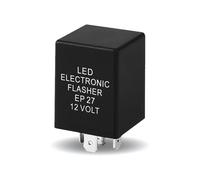 EP27 LED Flasher Relay, 5 Pin Flasher Relay for LED Turn Signal,Electronic Flasher Indicator for Fix Hazard Warn Blinker