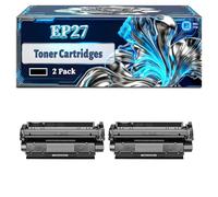 EP27 Toner Cartridges Compatible for Canon LaserBase MF3110 MF3220 MF3240 MF5630 MF5650 MF5700 MF5730 MF5750 MF5770 LaserShot LBP-3200 Printers, With Chip Large Capacity 3500 Pages (2-Pack Black)