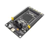 EP4CE6E22C8N Cyclone IV FPGA Development Board with JTAG Interface, Dual Oscillator, CH340 Serial Chip, W25Q Memory, LEDs and Push Buttons - 8.8 x 5.1 cm Black PCB