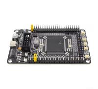 EP4CE6E22C8N FPGA Development Board with JTAG Interface, for CH340 Serial Chip, W25Q Memory, Dual Oscillators and Adjustable Voltage Pins for Cyclone IV EP4CE6 - Black