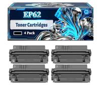 EP62 Toner Cartridges Compatible for Canon LaserShot LBP-1610 LBP-1620 LBP-1810 LBP-1820 LBP-22X Printers, With Chip Large Capacity 20000 Pages (4 Pack Black)