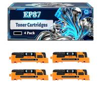 EP87 Toner Cartridges Compatible for Canon imageCLASS MF8170C MF8180C LaserShot LBP-2410 Printers, With Chip Large Capacity 6000 Pages (4 Pack Black)