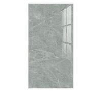 Epaing 10 PCS PVC Marble Tiles Bathroom Kitchen Tile Stickers, Stronger Waterproof Self Adhesive Tiles 30 * 60cm Tile Stickers for Kitchen Wall Home Decoration (Grey)