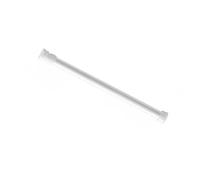 Epaing 1PCS Extendable Spring Rods Curtain Pole No Drilling White Shower Curtain Pole 60-110cm Adjustable Curtain Pole for Curtains, Kitchen Cupboard Bathroom Window