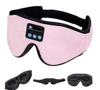ePalZoneXP Wireless Bluetooth 5.2 Sleep Mask Sleep Headphones Eye Mask Bluetooth Headphone, 3D Eye Mask for Sleeping Music Sleeping Headphones for Men/Women Music Earphones UK (Pink)