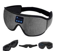 ePalZoneXP Wireless Bluetooth 5.2 Sleep Mask Sleep Headphones Eye Mask Bluetooth Headphone, 3D Eye Mask for Sleeping Music Sleeping Headphones for Men/Women Music Headphones Earphones UK (Grey)