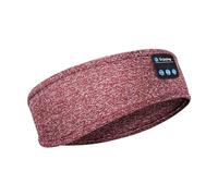 ePalZoneXP Wireless Bluetooth 5.4 Headphone Music Eye Mask Stereo Headphones Earphone Music Headband Sleep Headphones for Side Sleepers Sports Headphone Outdoor UK (RED)