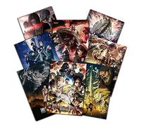 ePanda Eren Jaeger Attack Titan Poster Set - HD Printing, Living Room & Bedroom Wall Art Decor, 8pcs, 11.5" x 16.5
