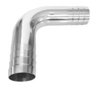 EPANO 19mm 25mm 32mm 38mm 45mm 51mm 57mm 63mm 76mm 89mm 102mm OD Hose Barb 304 Stainless Steel Sanitary 90 Degree Elbow Pipe Fitting(63mm)