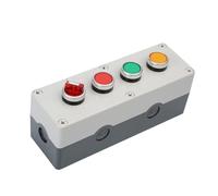 EPANO Illuminated button switch control box power start stop knob 1234 hole reset jog self-locking 24V 220V(4-02,380V)