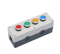 EPANO Illuminated button switch control box power start stop knob 1234 hole reset jog self-locking 24V 220V(F,380V)