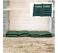 EPANO LXXW Flood Barrier Barrier Flood，10Pack Sandless Sand Bags，For Garage Doors Windows Control In Rainy Season Snow Hurricanes Emergency sandbags(25x50cm)