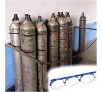 EPANO LXXW Oxygen cylinder Rack 13 25 37 IN Steel Gas Cylinder Holder, Gas Cylinder Fixed Rack with Protective Chain, for Laboratory/Home Gas Cylinder Fixed Rack(Length 37.4 in)