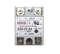 EPANO Solid State Relay SSR-25VA SSR-25DA SSR-25AA 1SSR-25DD SSR-25AA-H SSR-25DA-H Relais Regulator AC Rele Power Supply(SSR 25AA)